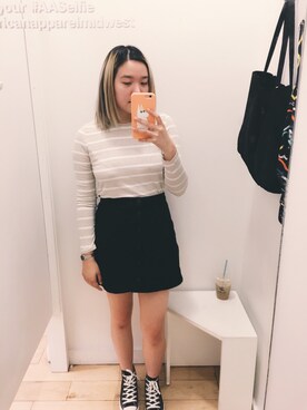 「CASIO」｜「アイテム（その他シューズ）」を使った、kelさん（レディース・168cm）の夏コーディネート