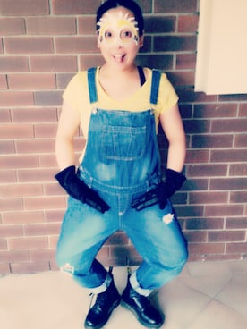 「cotton on（コットンオン）のアイテム（つなぎ/オールインワン）」を使った、NojoMimi;)さん（レディース・153cm）の冬コーディネート