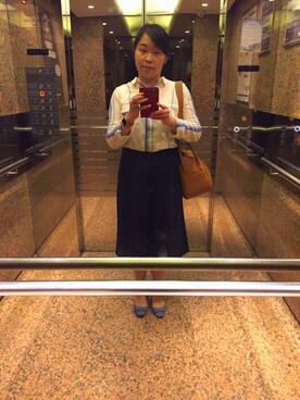 「workoutfit」｜「アイテム（トップス）」を使った、Mandy Lamさん（レディース・165cm）の夏コーディネート