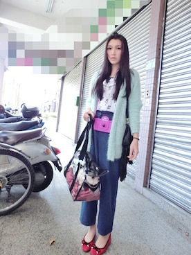 「NO NAME（ノーネーム）のアイテム（その他）」を使った、劉薰愛さん（レディース・168cm）の冬コーディネート