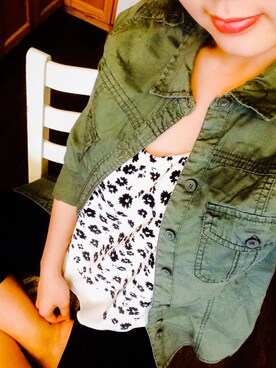 「.のアイテム（トップス、ホワイト系）」を使った、s.さん（レディース・152cm）の秋コーディネート