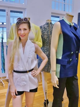 「wearsg」｜「アイテム（ニット/セーター）」を使った、Vanessa Emily Qさん（レディース・170cm）の冬コーディネート