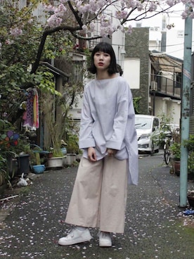 「Dolly&Molly（ドリー＆モリー）のアイテム」を使った、yuiarimaさん（レディース・158cm）の春コーディネート