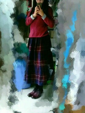 凤柃さん（レディース・163cm）の秋コーディネート