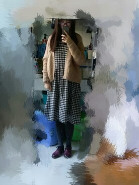 「GAP（ギャップ）のアイテム（アンサンブル）」を使った、凤柃さん（レディース・163cm）の秋コーディネート