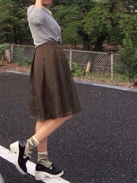 「ミラ オーウェン(Mila Owen)」｜TOMMYさん（レディース・164cm）の秋コーディネート
