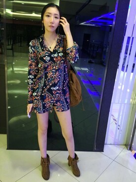 「movieday」｜MoMoさん（レディース・169cm）の夏コーディネート