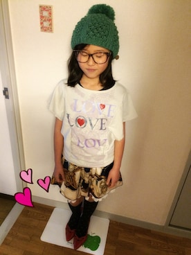 きょんさん（キッズ・132cm）の冬コーディネート