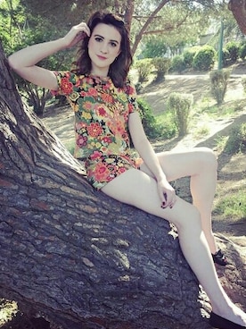 「rompers_wmag」｜J Wさん（レディース・180cm）の夏コーディネート