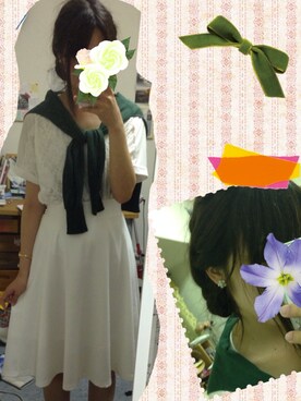 「grove（グローブ）のアイテム（その他シューズ）」を使った、てるてるさん（レディース・164cm）の夏コーディネート