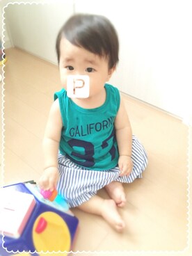 P-ta◎さん(キッズ・70cm)の夏コーディネート