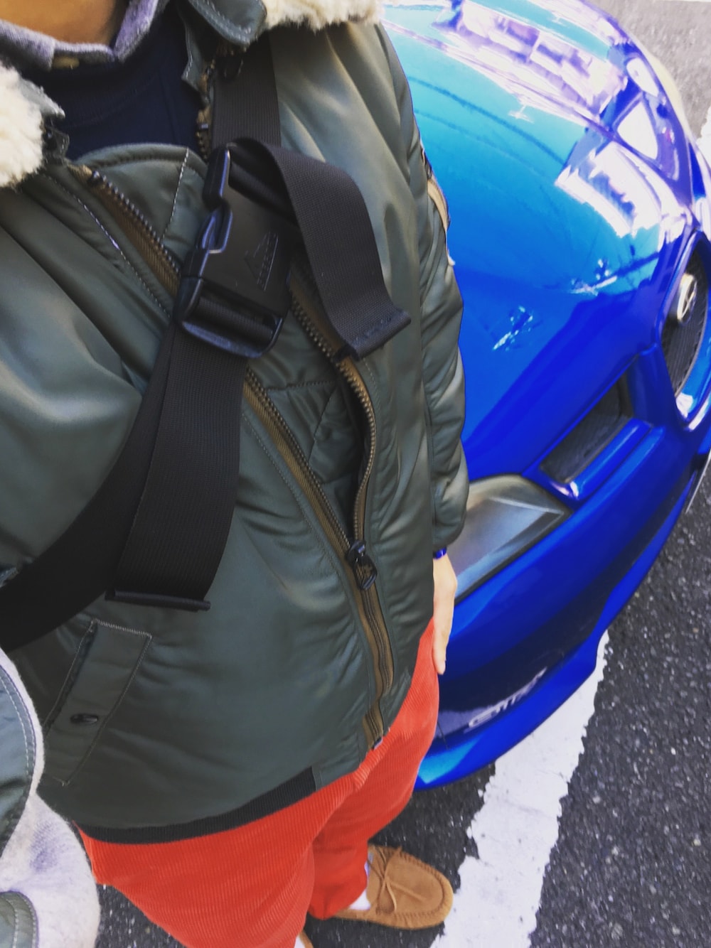 「SUBARのアイテム（その他、ブルー系）」を使った、llloopさん（メンズ・168cm）の秋コーディネートの1枚目の写真