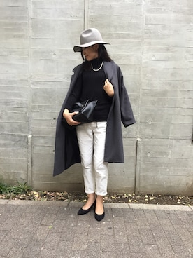 「DHOLIC（ディーホリック）のアイテム（その他アウター）」を使った、t-naさん（レディース・160cm）の秋コーディネート