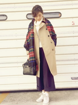 「お正月」｜t-naさん（レディース・160cm）の冬コーディネート