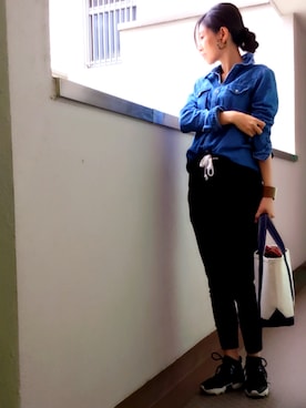 「KATHARINE ROSS（キャサリンロス）のアイテム（バングル/リストバンド）」を使った、t-naさん（レディース・160cm）の秋コーディネート