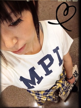 「コンバンース」｜「アイテム（その他）」を使った、CoCoさん（レディース・165cm）の夏コーディネート