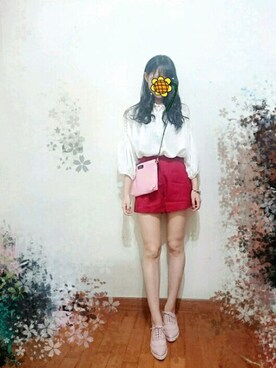 「Ann's（アンズ）のアイテム」を使った、yuukaさん（レディース・162cm）の夏コーディネート