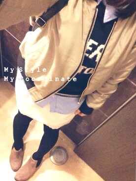 凪さん（レディース・147cm）の冬コーディネート