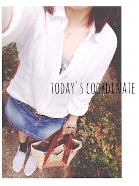 凪さん（レディース・147cm）の春コーディネート