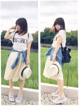 凪さん（レディース・147cm）の夏コーディネート