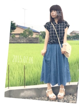 凪さん（レディース・147cm）の夏コーディネート