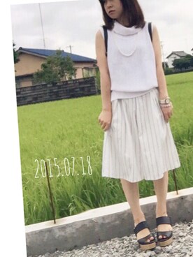 凪さん（レディース・147cm）の夏コーディネート