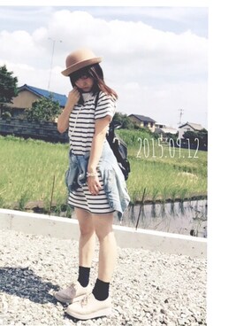 凪さん（レディース・147cm）の秋コーディネート