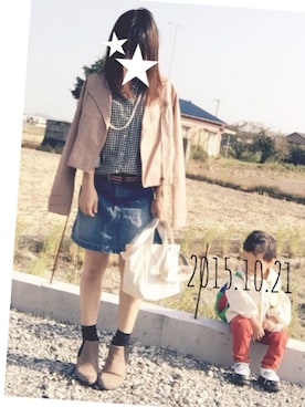 凪さん（レディース・147cm）の秋コーディネート