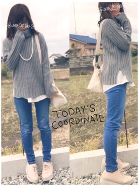 凪さん（レディース・147cm）の秋コーディネート