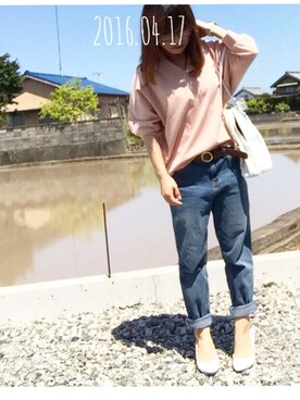 凪さん(レディース・147cm)の春コーディネート