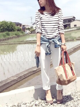 凪さん（レディース・147cm）の春コーディネート