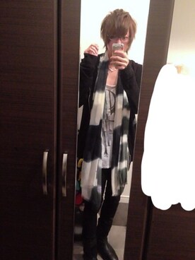 「ZARA（ザラ）のパーカー（パーカー、ブラック系）」を使った、波風さん（メンズ・176cm）の秋コーディネート