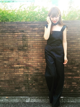 「JILL STUART（ジルスチュアート）のアイテム（オールインワン・サロペット）」を使った、nanami_さん（レディース・158cm）の夏コーディネート