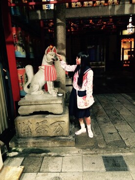 「halloween」｜ほづみさん（レディース・154cm）の冬コーディネート