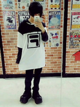 「厚底」｜進藤 麗弥さん（メンズ・175cm）の夏コーディネート