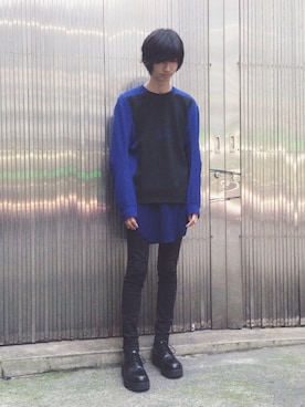 「LAD MUSICIAN（ラッドミュージシャン）のアイテム（その他シューズ）」を使った、SOSUKEHATTORIさん（メンズ・181cm）の秋コーディネート
