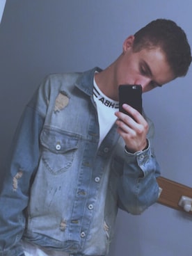 「hba」｜「アイテム（ジャケット/アウター）」を使った、Austinさん（メンズ・185cm）の秋コーディネート