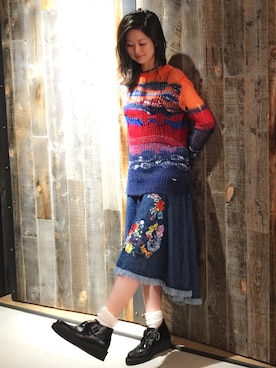 maki kumashiroさん（レディース・163cm）の秋コーディネート