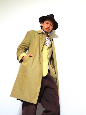 「McGREGOR CLASSIC（マックレガークラシック）のアイテム（ジャケット/アウター）」を使った、江原陽祐さん（メンズ・175cm）の冬コーディネート