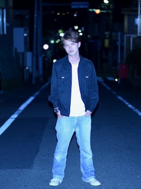 「ポールスミス」｜江原陽祐さん（メンズ・175cm・10代）の秋コーディネート