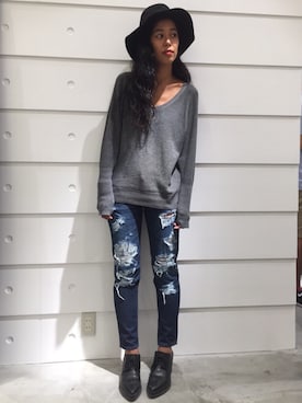 「Regalect（リガレクト）のアイテム」を使った、NAOKOᐛ﻿さん（レディース・163cm）の秋コーディネート