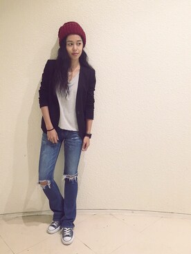 「Regalect（リガレクト）のアイテム」を使った、NAOKOᐛ﻿さん（レディース・163cm）の秋コーディネート