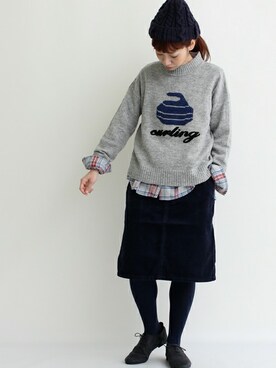 Tさん（レディース・154cm）の冬コーディネート