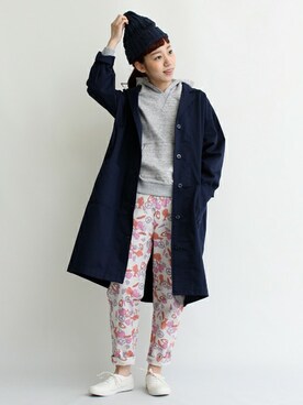 「PAR ICI」｜「アイテム（その他アウター）」を使った、Tさん（レディース・154cm）の春コーディネート