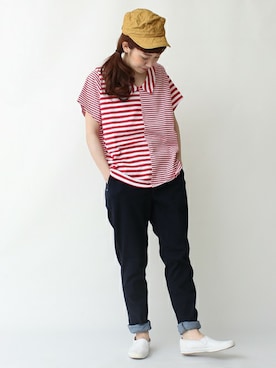 Tさん（レディース・154cm）の春コーディネート