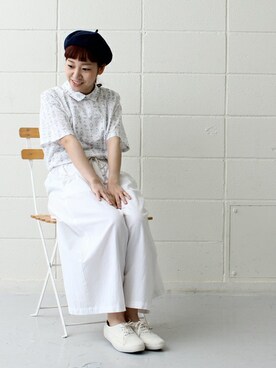 「水兵」｜Tさん（レディース・154cm）の春コーディネート