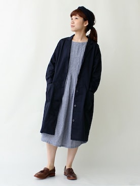 「PAR ICI」｜「アイテム（その他アウター）」を使った、Tさん（レディース・154cm）の夏コーディネート