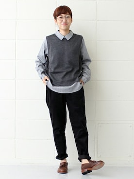 「PAR ICI」｜Tさん（レディース・154cm）の秋コーディネート