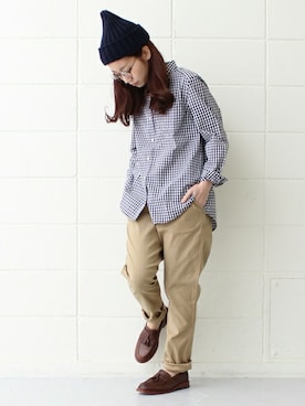 「PAR ICI（パーリッシィ）のアイテム」を使った、Tさん（レディース・154cm）の冬コーディネート