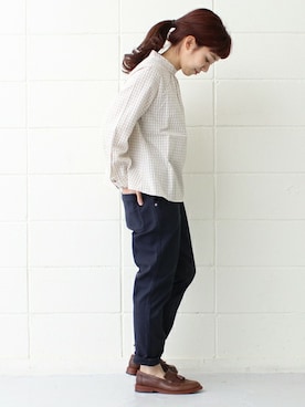 「PAR ICI（パーリッシィ）のアイテム」を使った、Tさん（レディース・154cm）の冬コーディネート